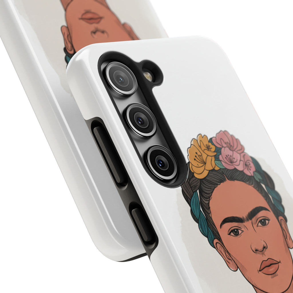 Floral Crown Portrait Phone Case | Tough Phone Case