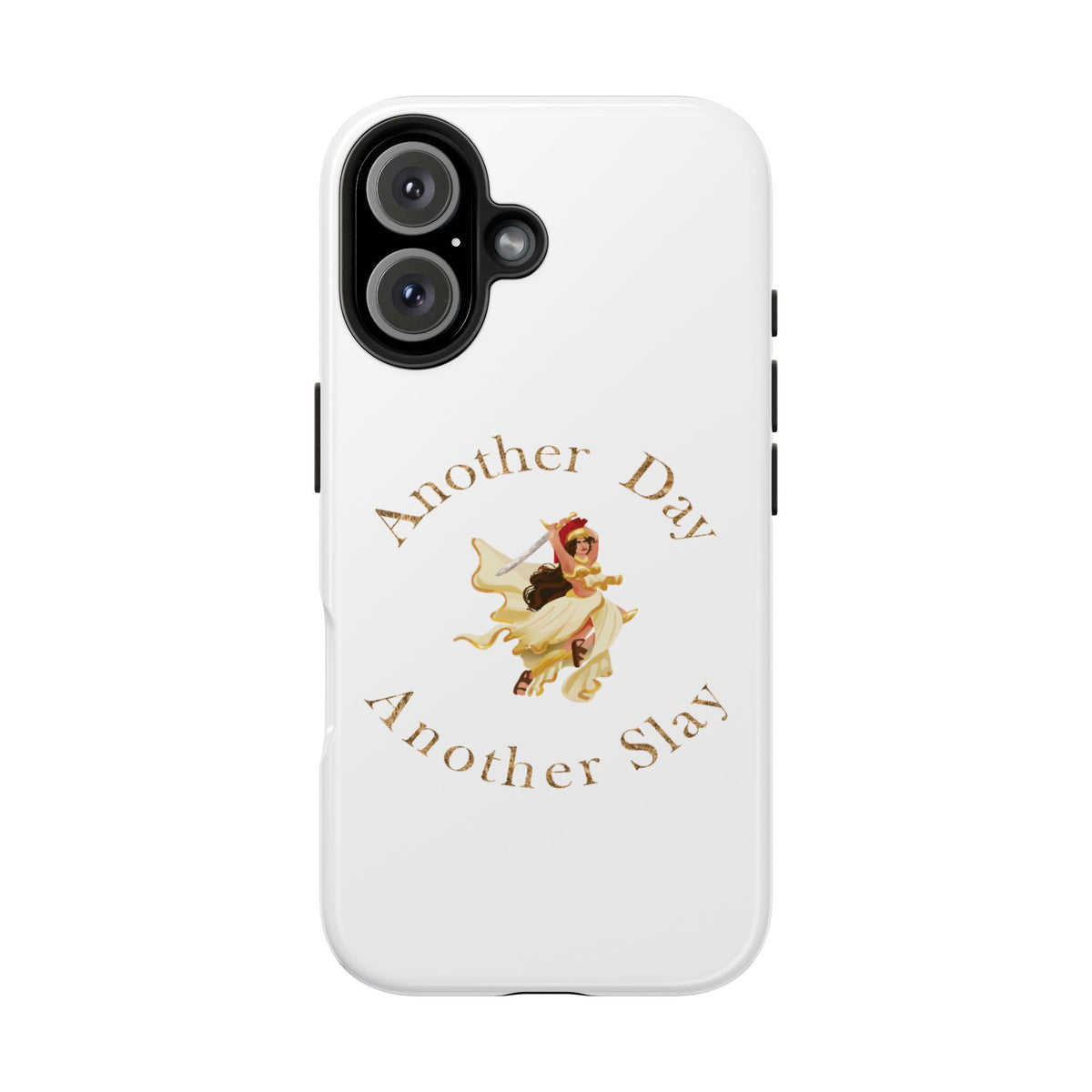 Another Day Another Slay phone case | Vintage Pinup Warrior design