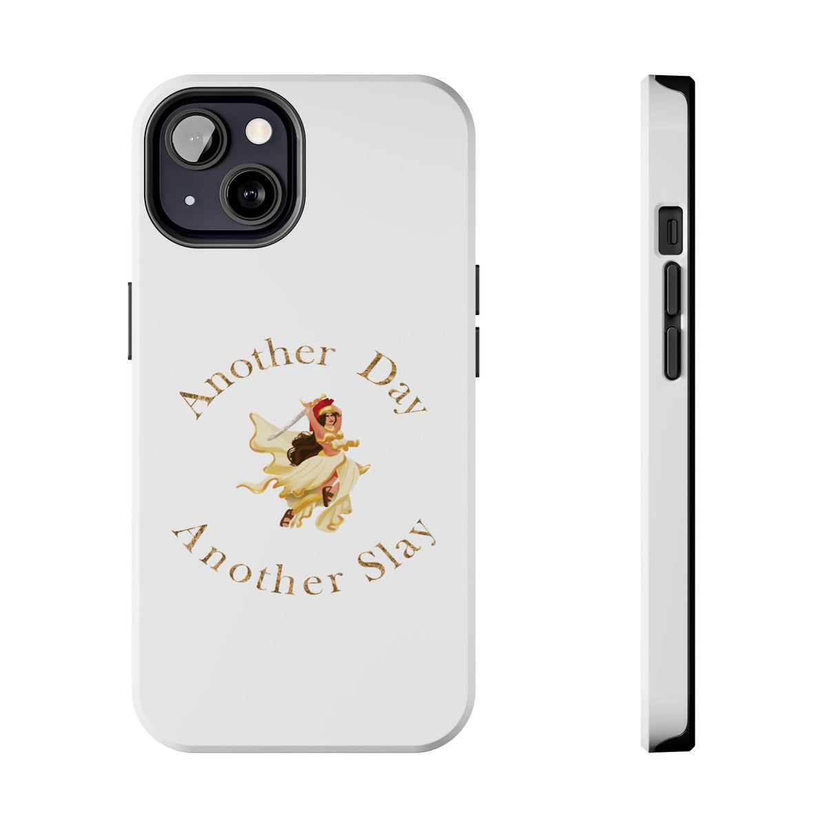Another Day Another Slay phone case | Vintage Pinup Warrior design