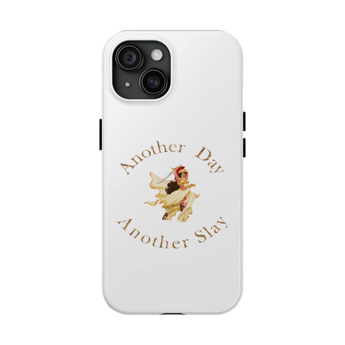 Another Day Another Slay phone case | Vintage Pinup Warrior design