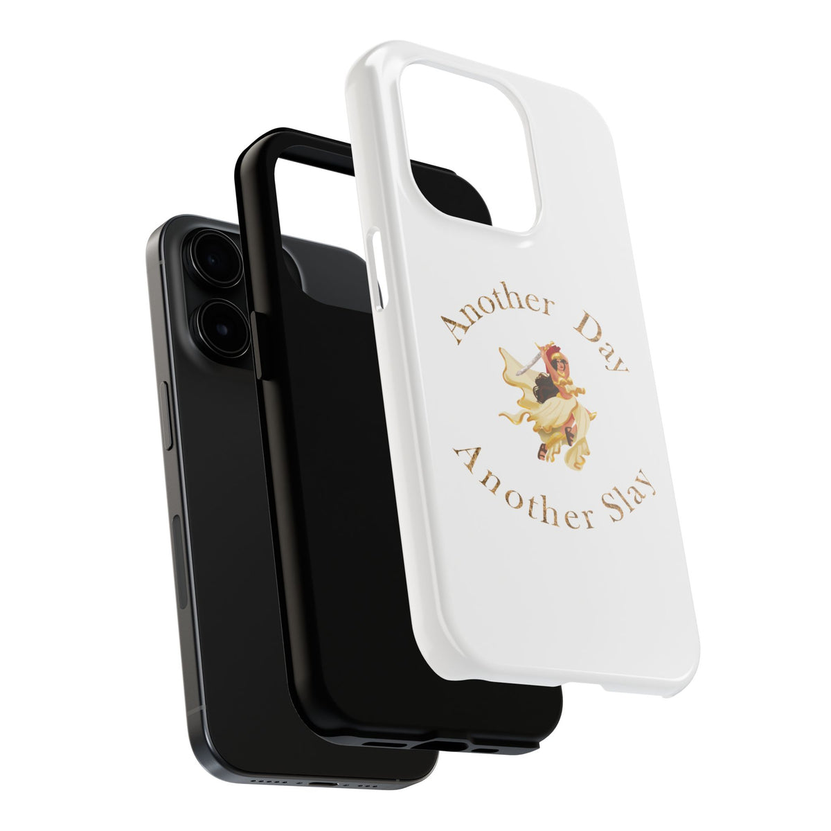 Another Day Another Slay phone case | Vintage Pinup Warrior design