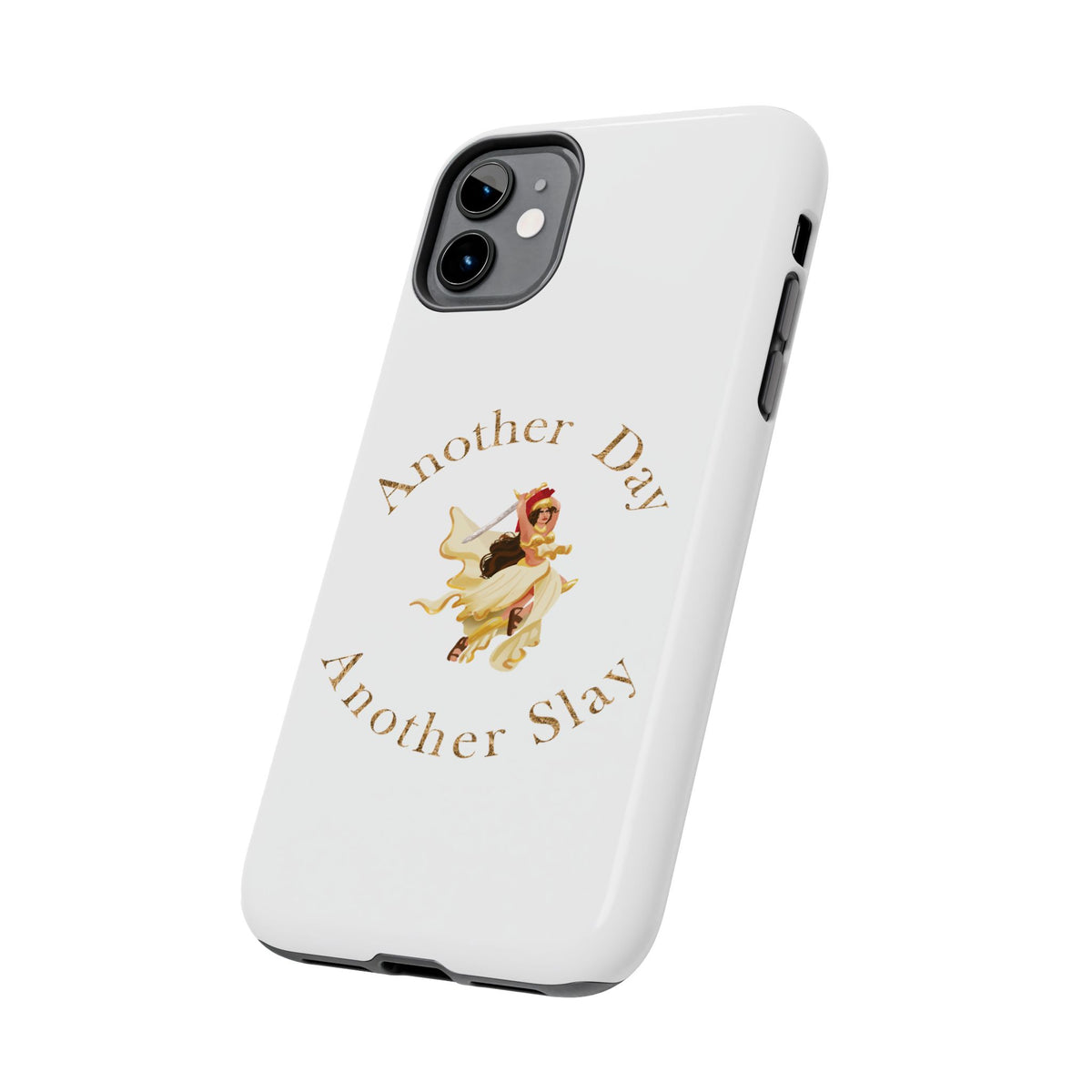 Another Day Another Slay phone case | Vintage Pinup Warrior design