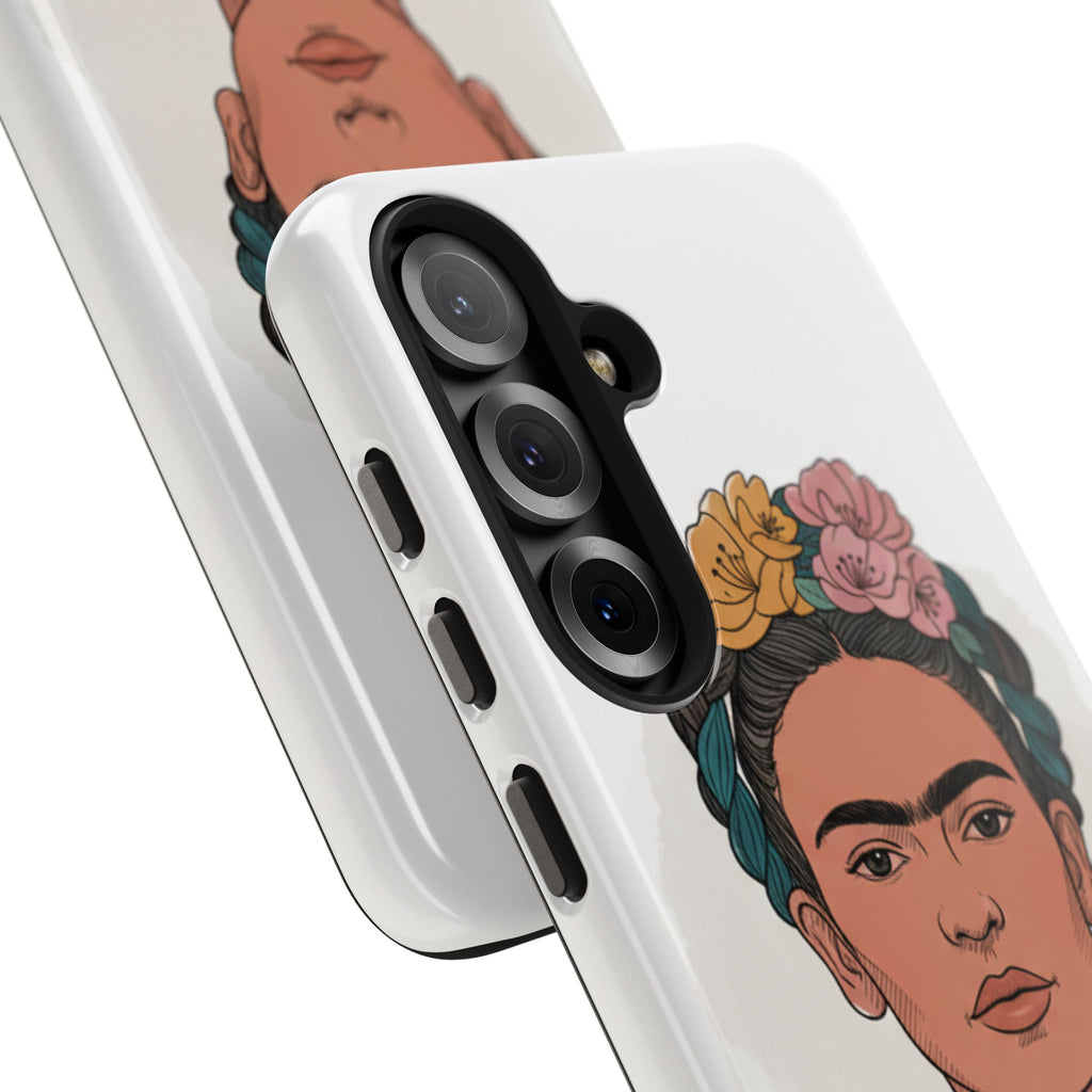 Floral Crown Portrait Phone Case | Tough Phone Case