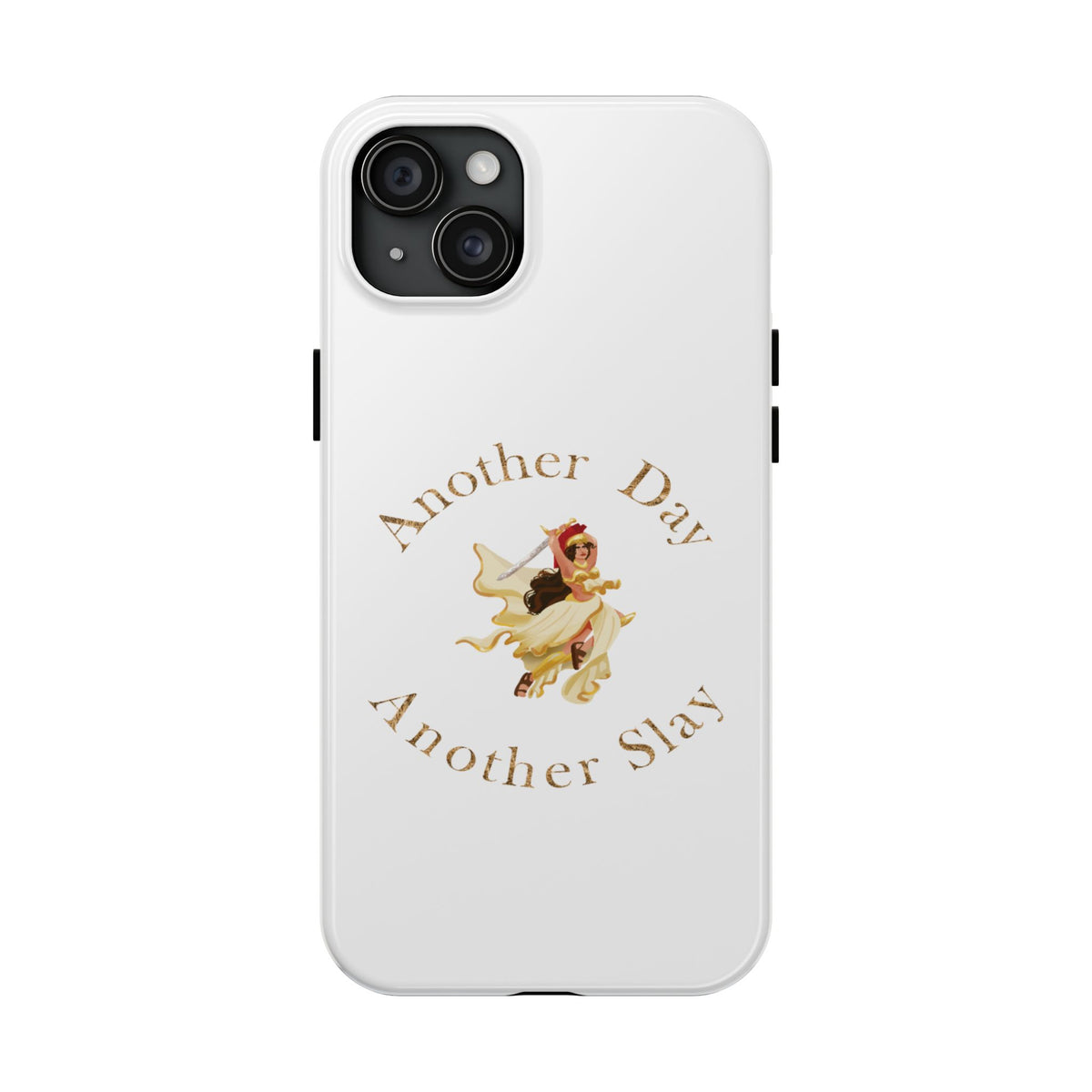 Another Day Another Slay phone case | Vintage Pinup Warrior design