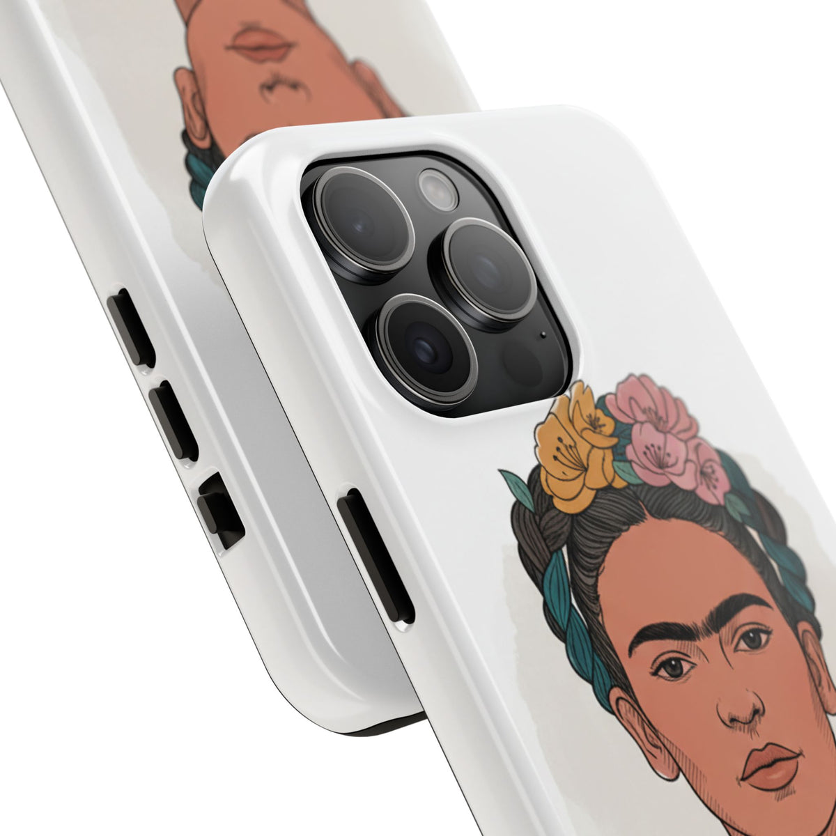 Floral Crown Portrait Phone Case | Tough Phone Case