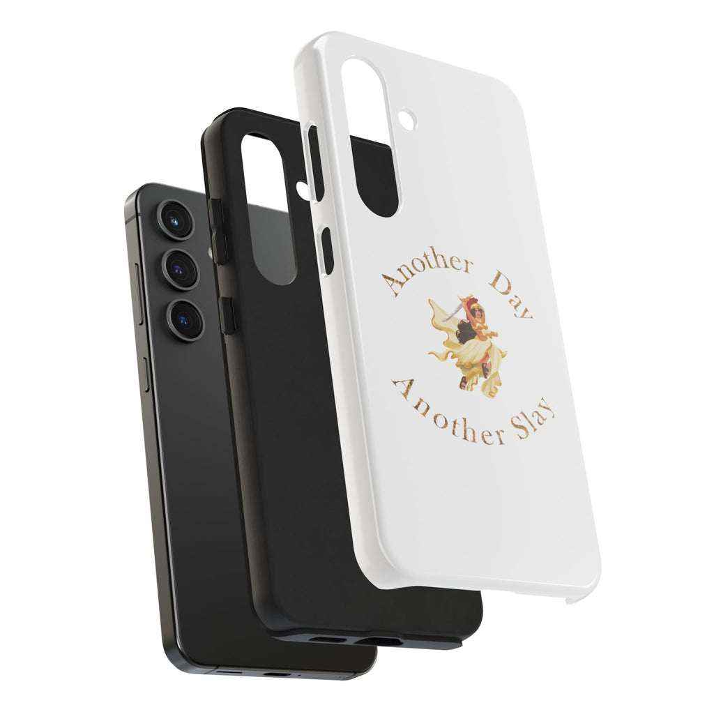 Another Day Another Slay phone case | Vintage Pinup Warrior design