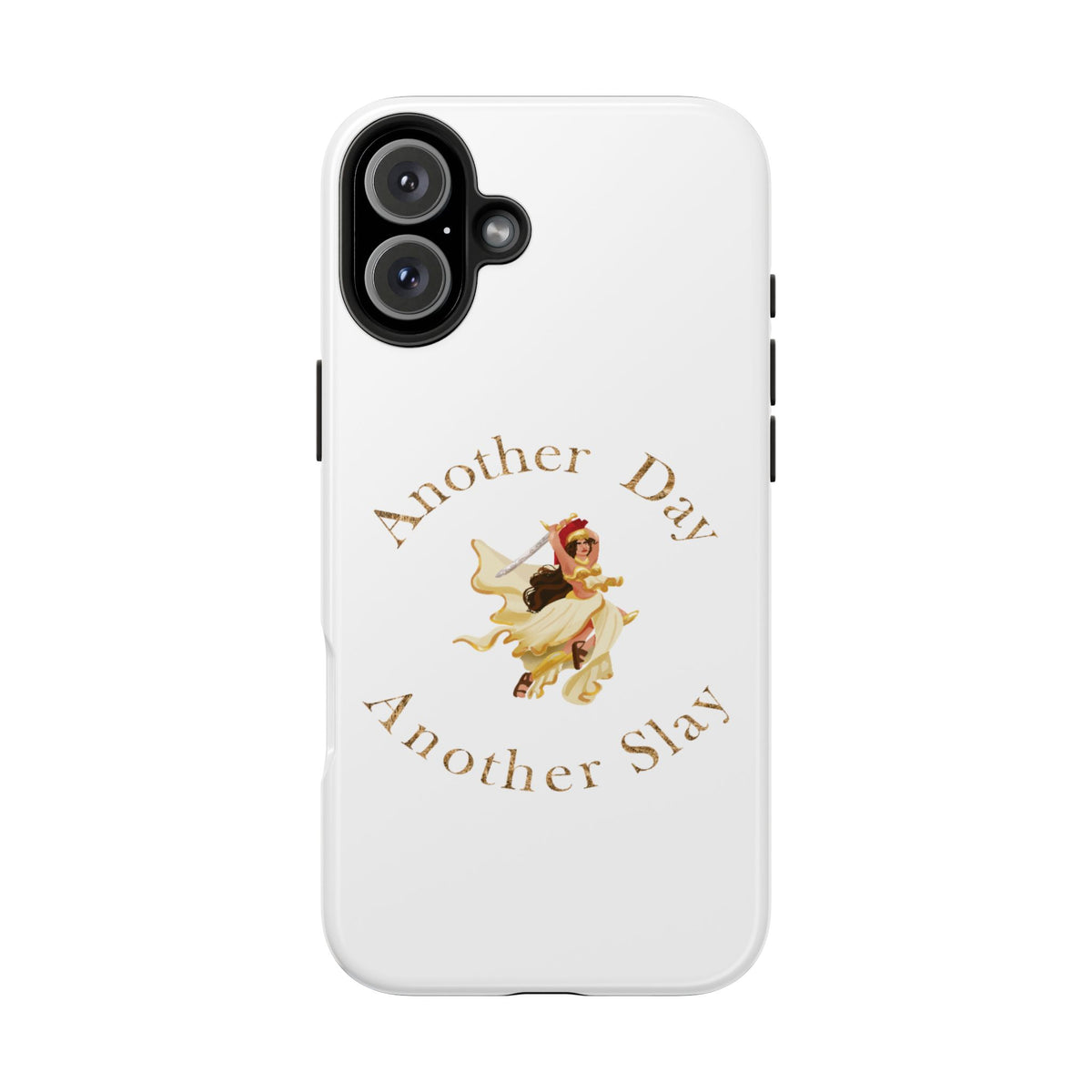 Another Day Another Slay phone case | Vintage Pinup Warrior design