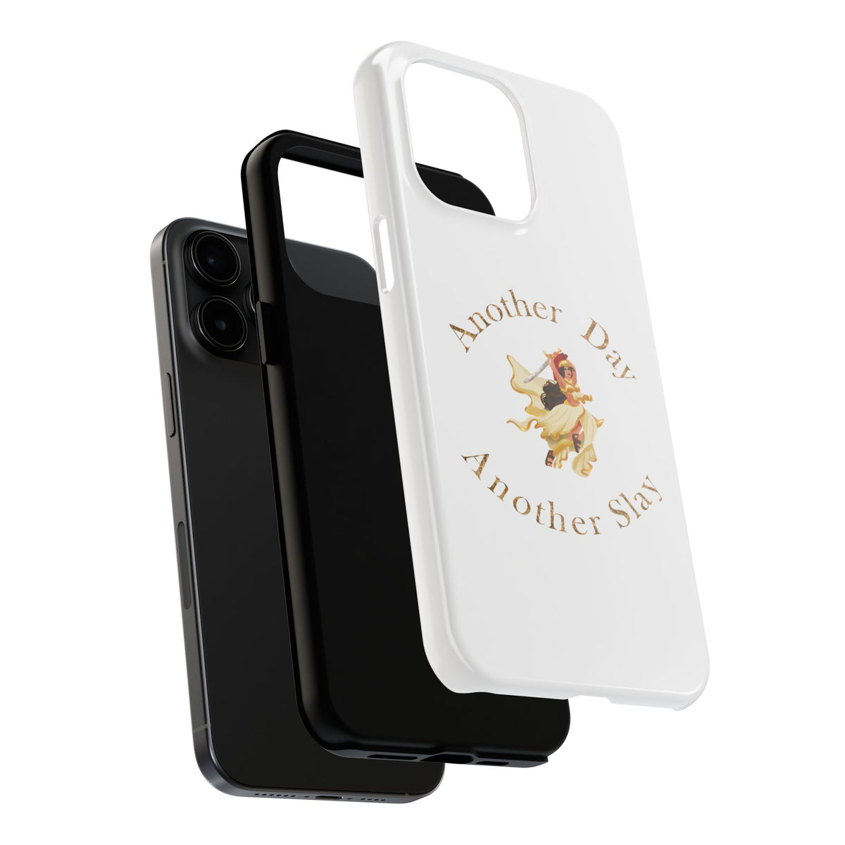 Another Day Another Slay phone case | Vintage Pinup Warrior design