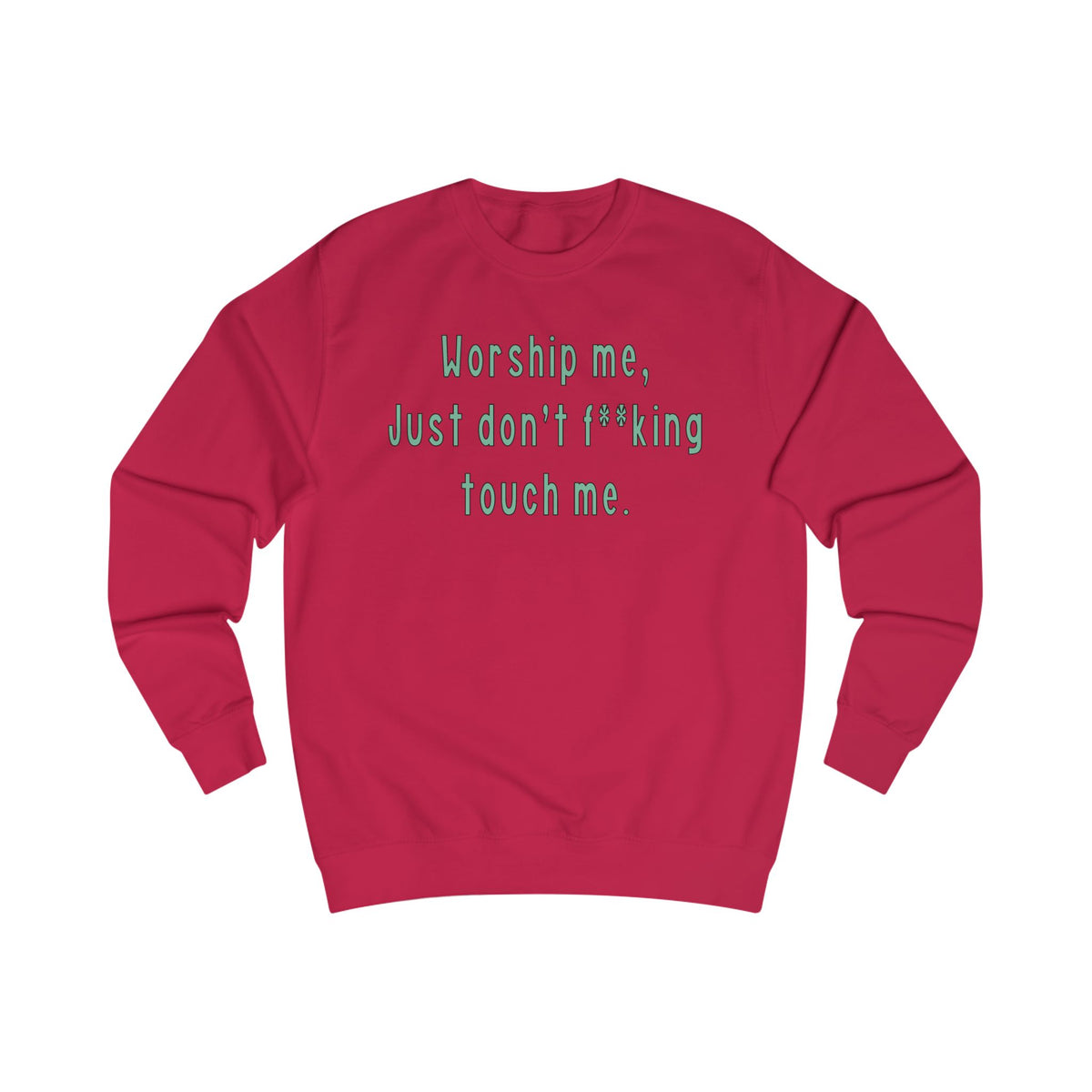 Worship Me Just Don’t Effing Touch Me — Funny Sassy Sweatshirt