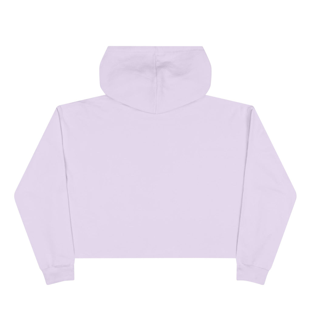 Don't Worry Be Hippy Crop Hoodie | Hippie Peace Flower Design