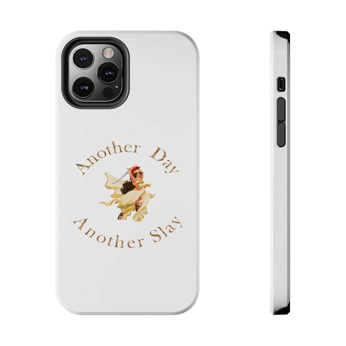 Another Day Another Slay phone case | Vintage Pinup Warrior design