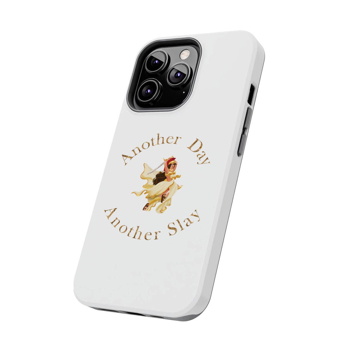 Another Day Another Slay phone case | Vintage Pinup Warrior design