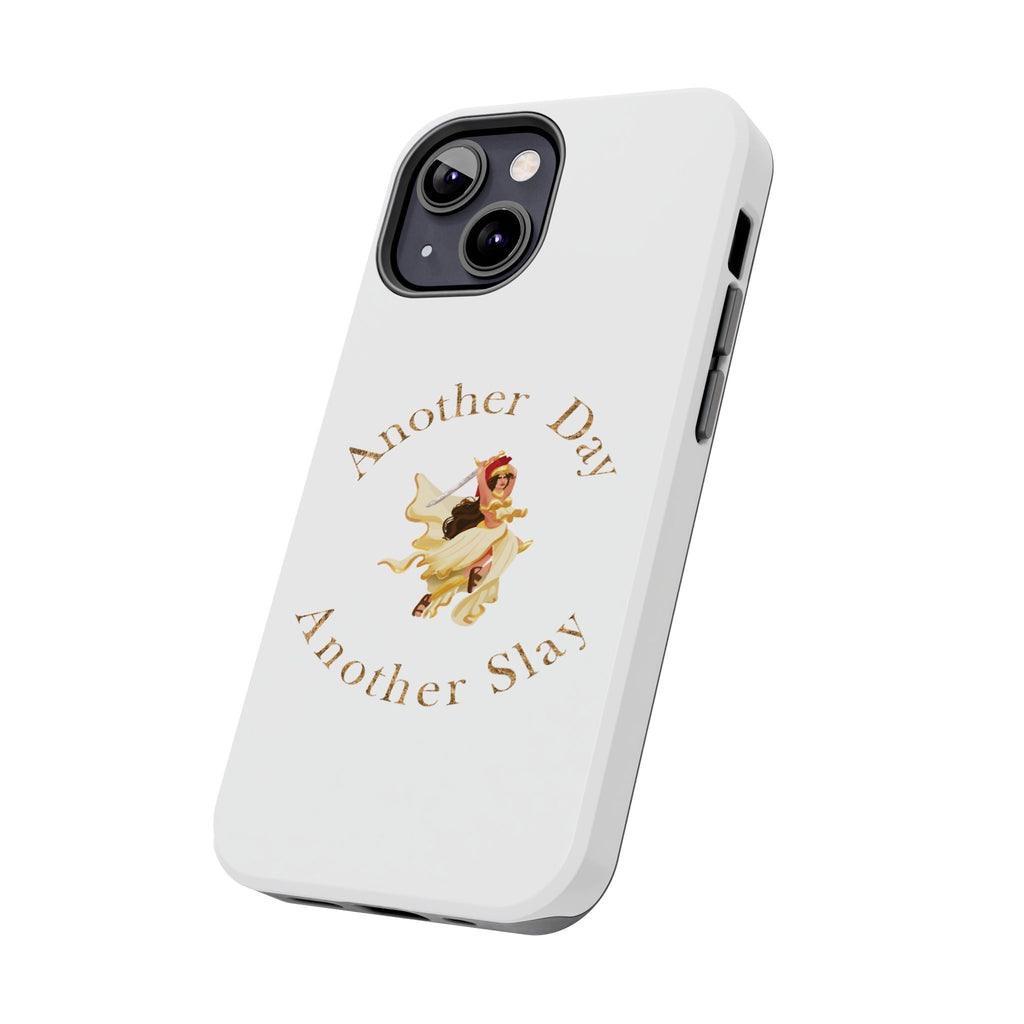 Another Day Another Slay phone case | Vintage Pinup Warrior design