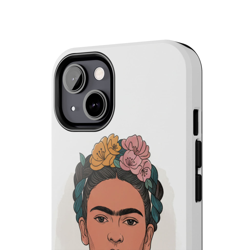 Floral Crown Portrait Phone Case | Tough Phone Case