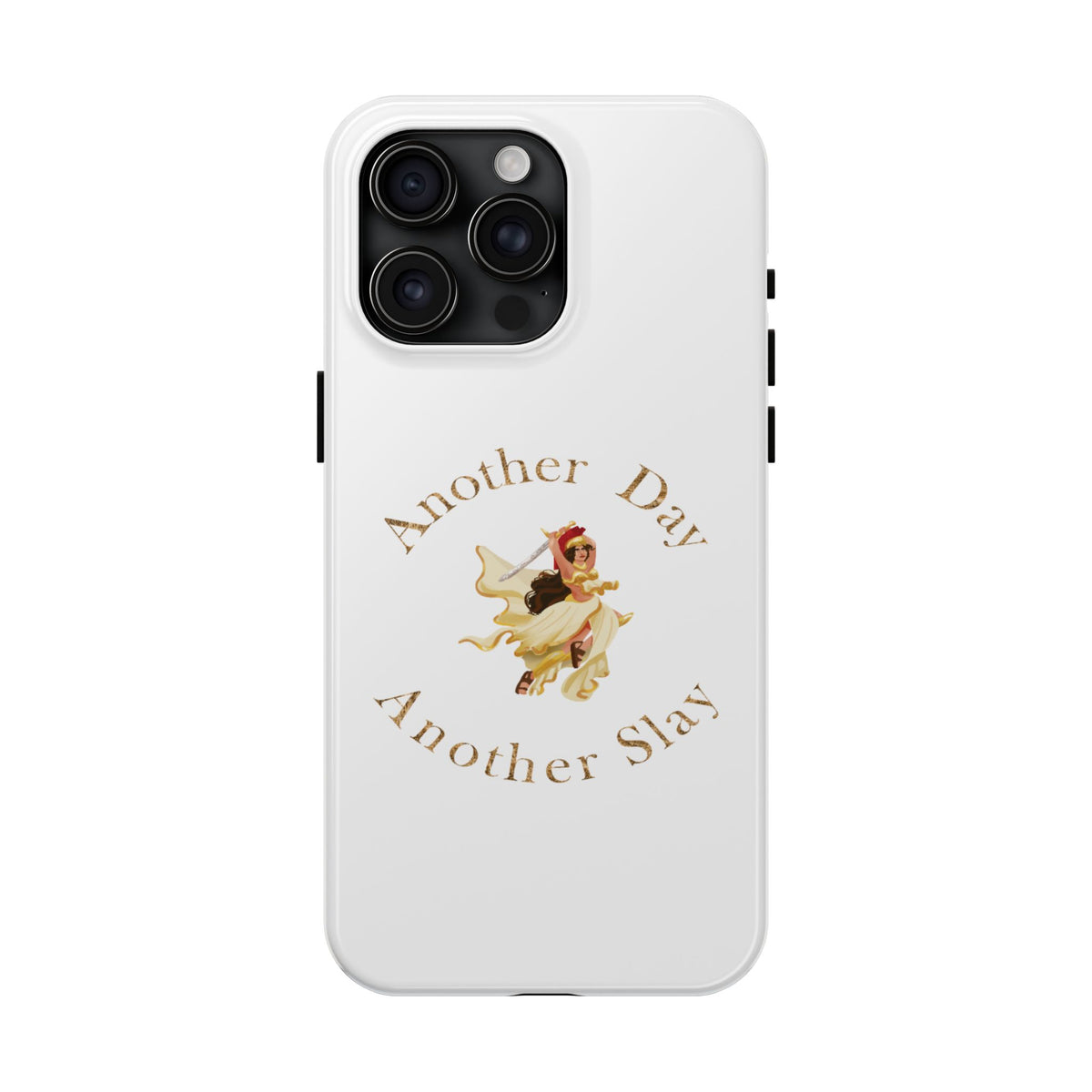 Another Day Another Slay phone case | Vintage Pinup Warrior design