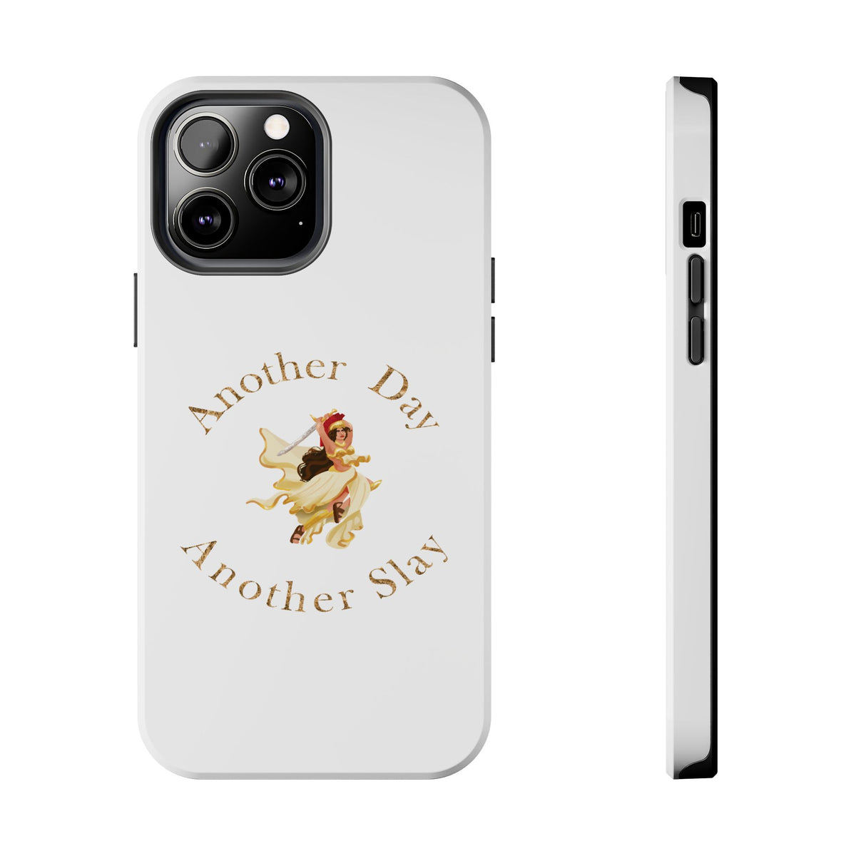 Another Day Another Slay phone case | Vintage Pinup Warrior design