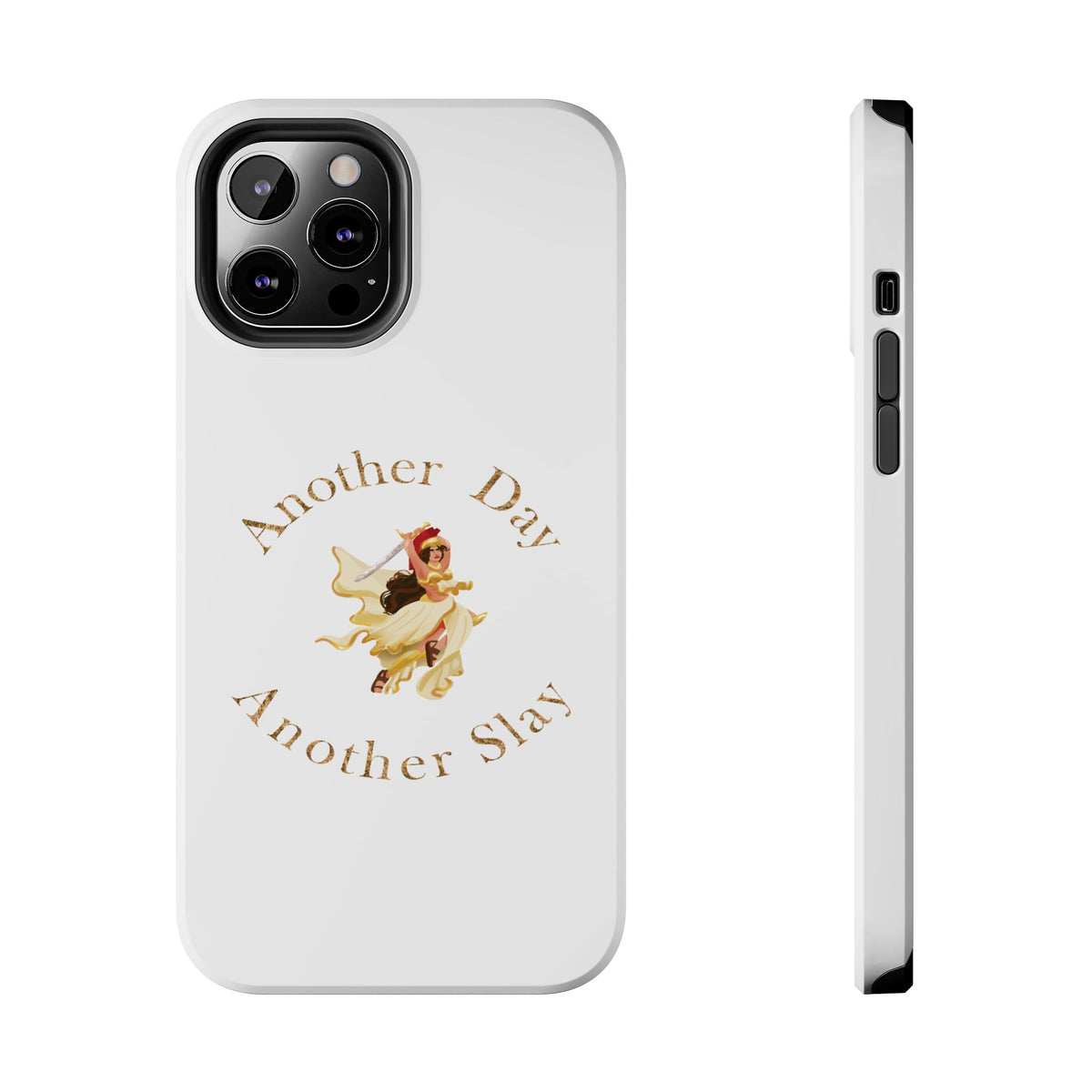 Another Day Another Slay phone case | Vintage Pinup Warrior design