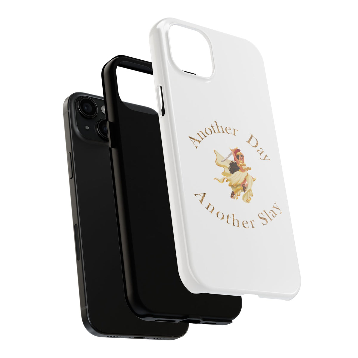 Another Day Another Slay phone case | Vintage Pinup Warrior design
