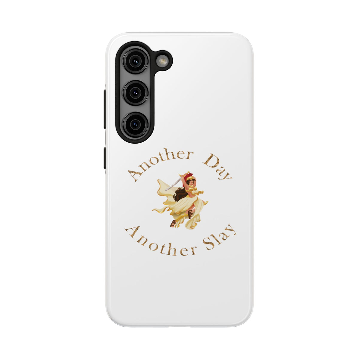 Another Day Another Slay phone case | Vintage Pinup Warrior design