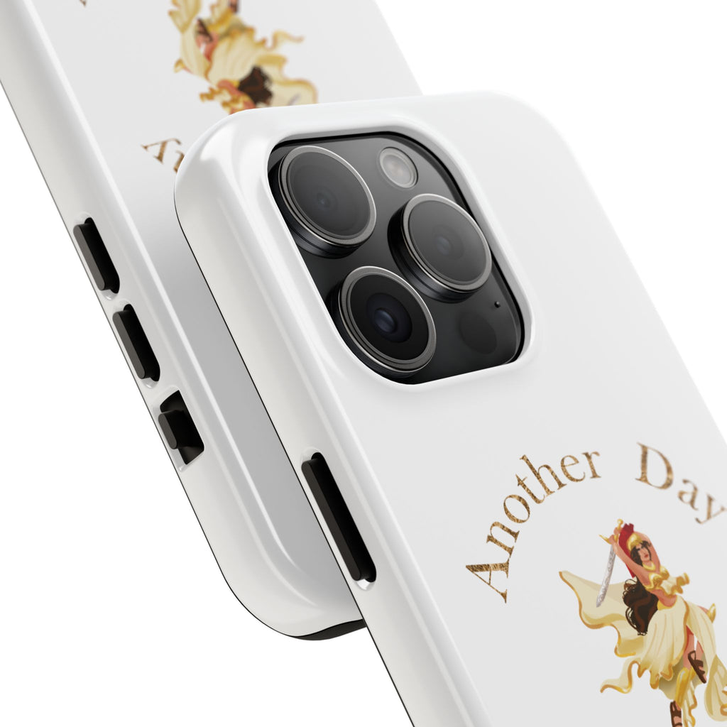 Another Day Another Slay phone case | Vintage Pinup Warrior design
