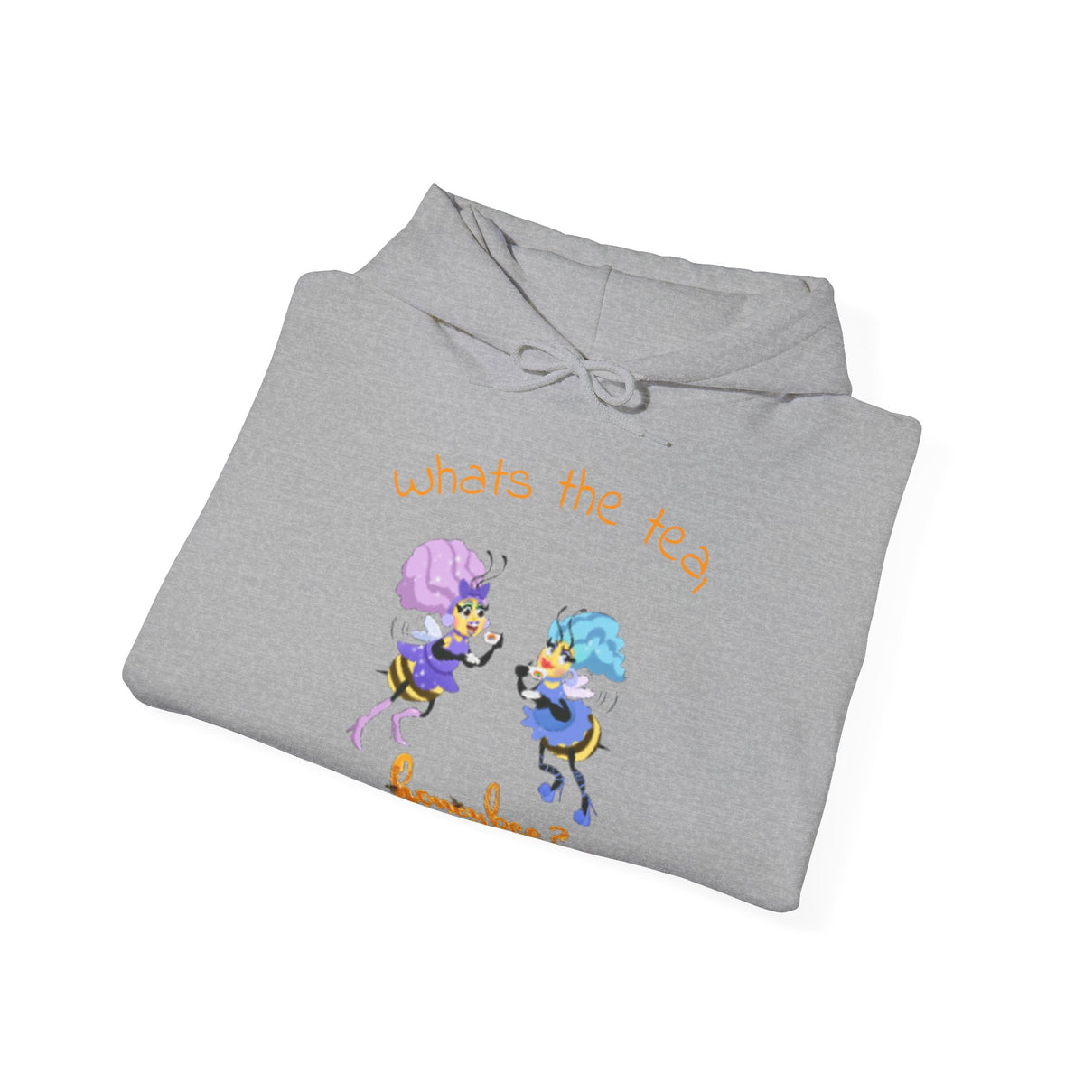 What’s the Tea, Honeybee? Hoodie — Cute Bee Tea Party Graphic Sweatshirt