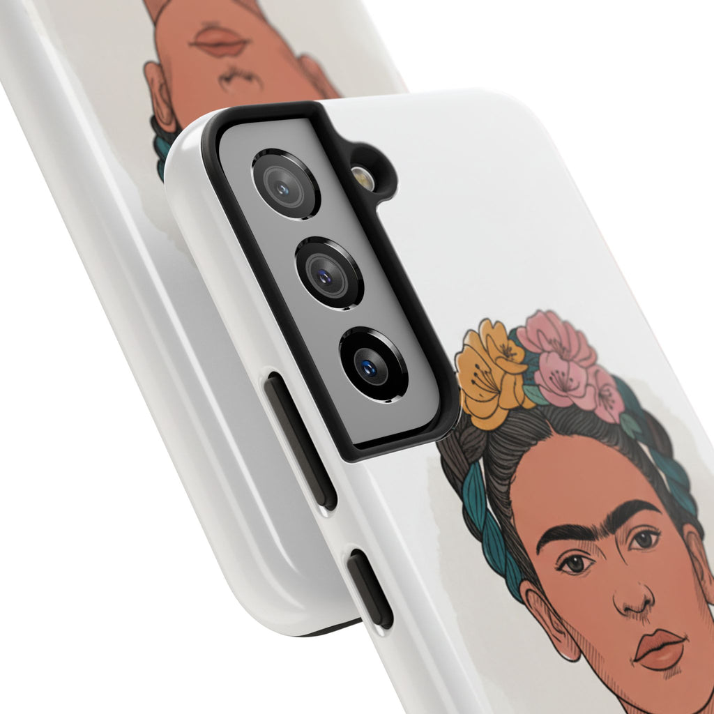 Floral Crown Portrait Phone Case | Tough Phone Case