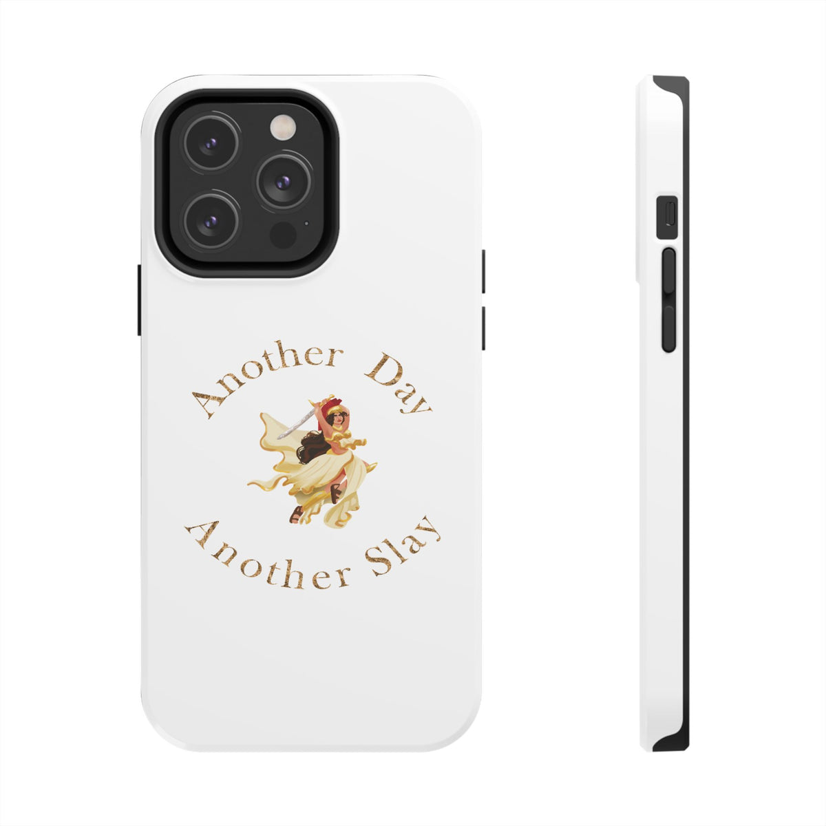 Another Day Another Slay phone case | Vintage Pinup Warrior design