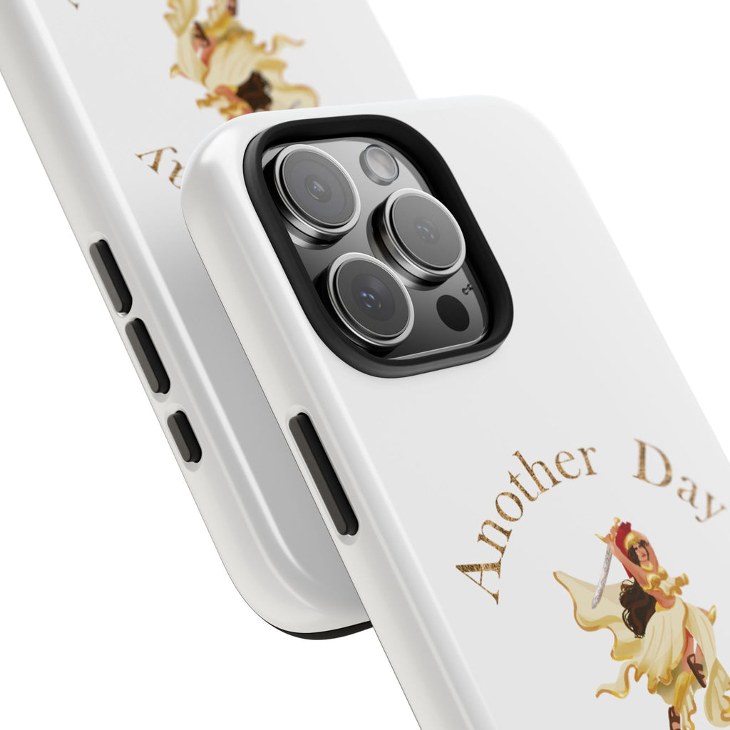 Another Day Another Slay phone case | Vintage Pinup Warrior design