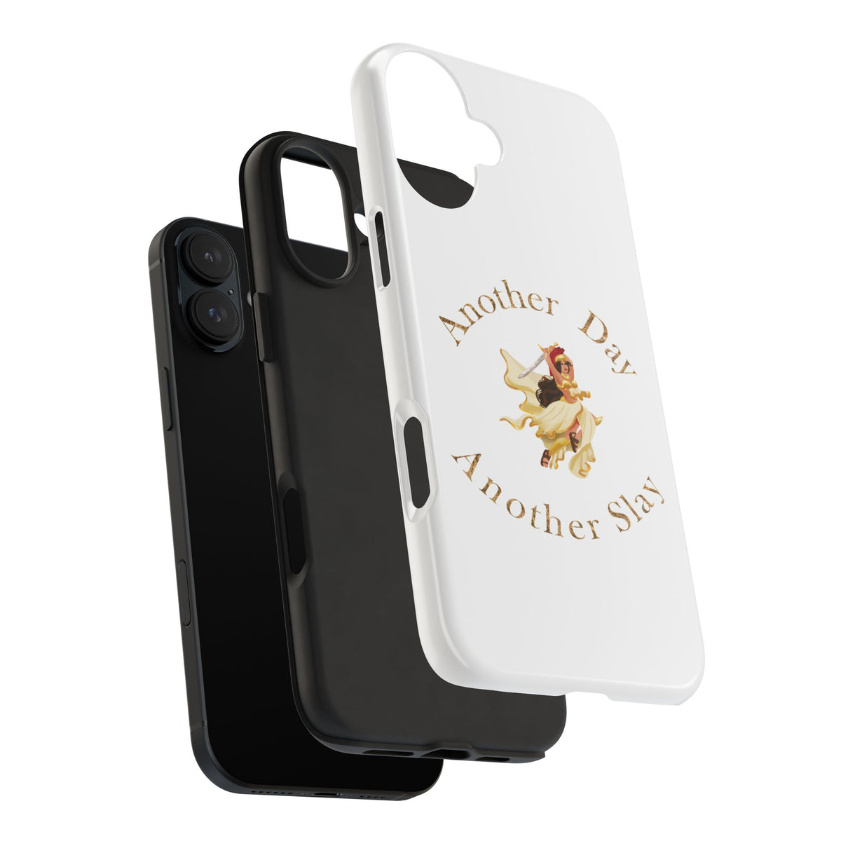 Another Day Another Slay phone case | Vintage Pinup Warrior design