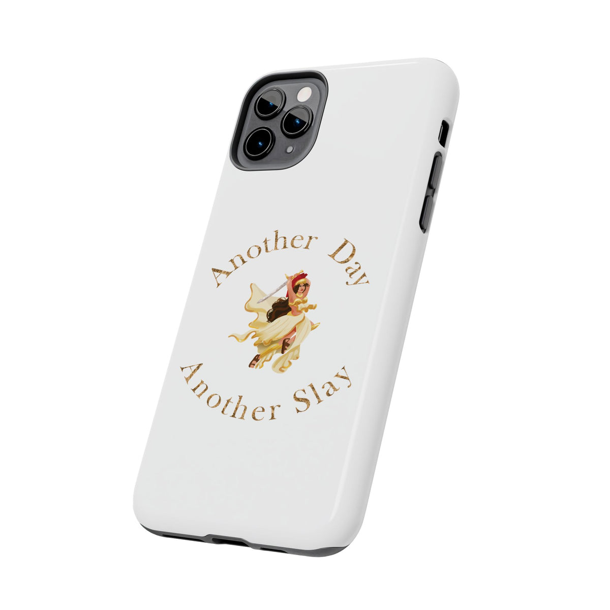 Another Day Another Slay phone case | Vintage Pinup Warrior design