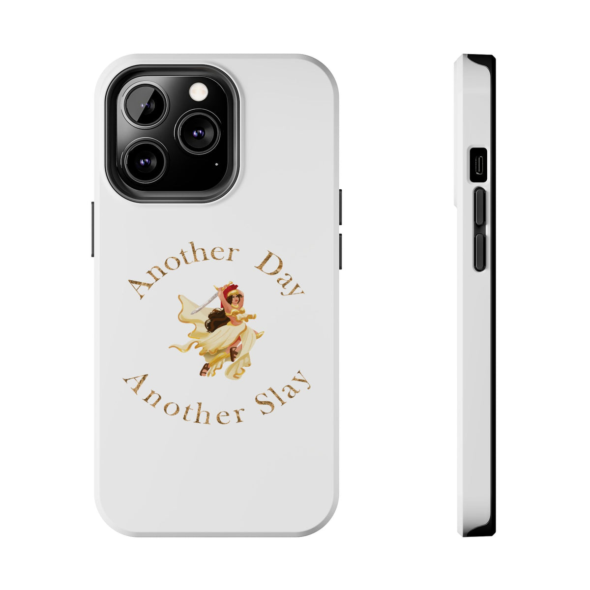 Another Day Another Slay phone case | Vintage Pinup Warrior design