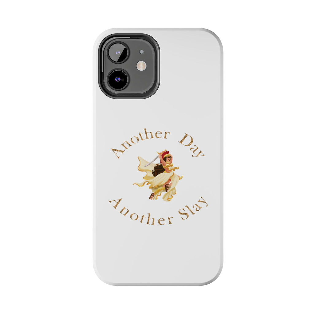 Another Day Another Slay phone case | Vintage Pinup Warrior design