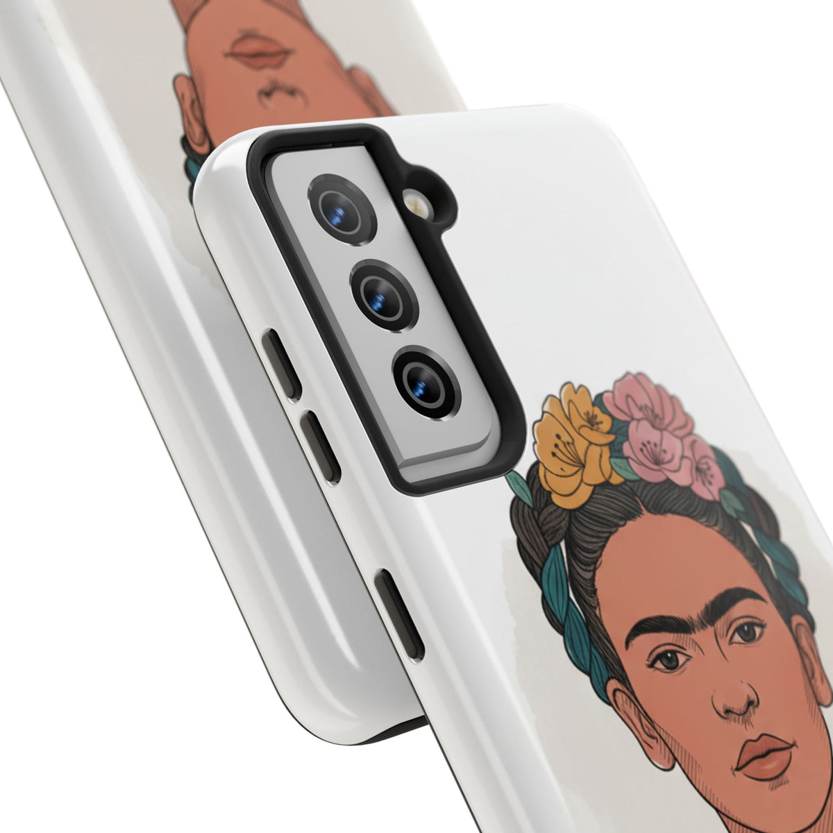 Floral Crown Portrait Phone Case | Tough Phone Case