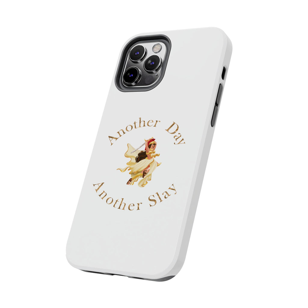Another Day Another Slay phone case | Vintage Pinup Warrior design
