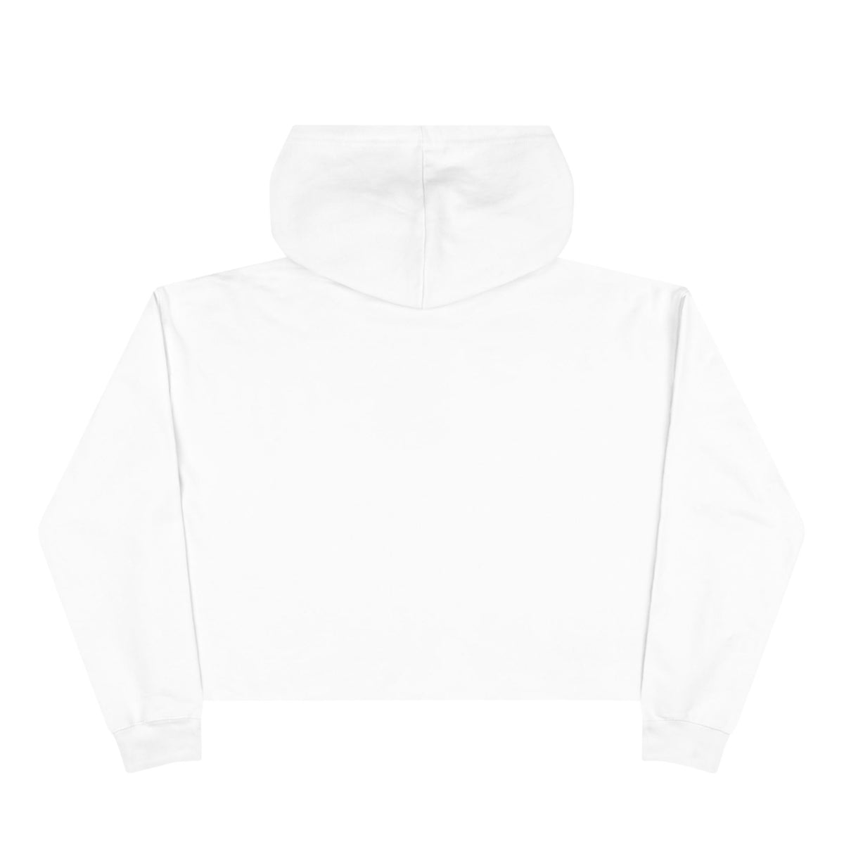 Don't Worry Be Hippy Crop Hoodie | Hippie Peace Flower Design