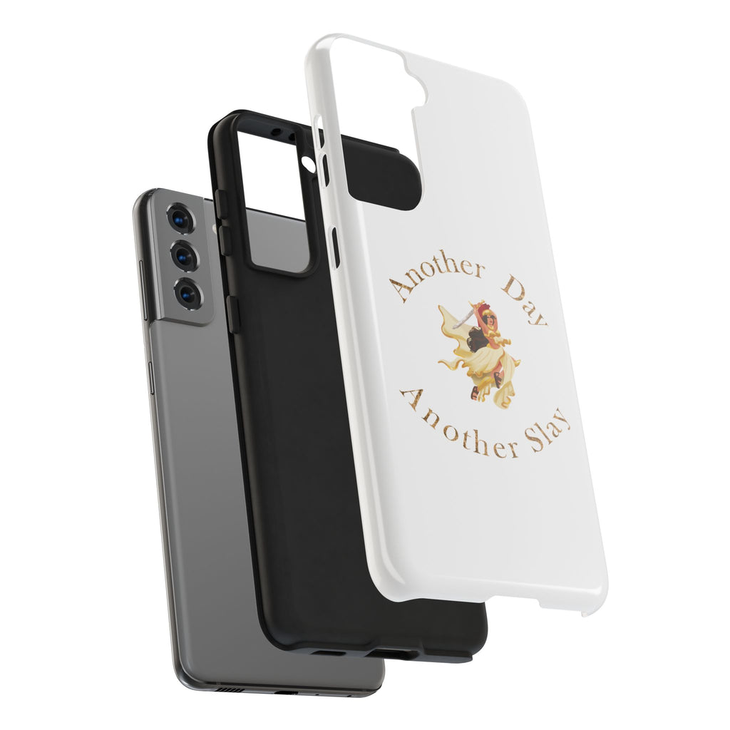 Another Day Another Slay phone case | Vintage Pinup Warrior design