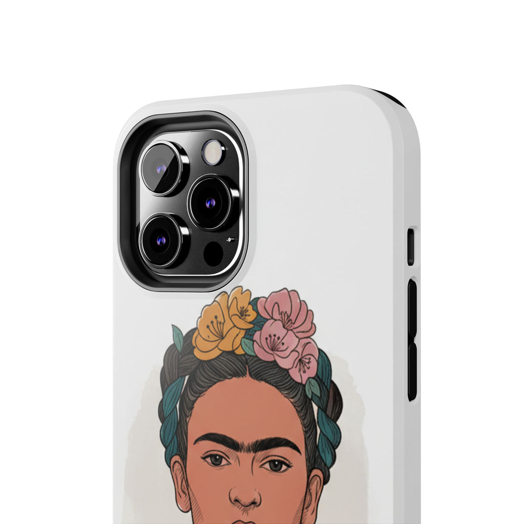 Floral Crown Portrait Phone Case | Tough Phone Case