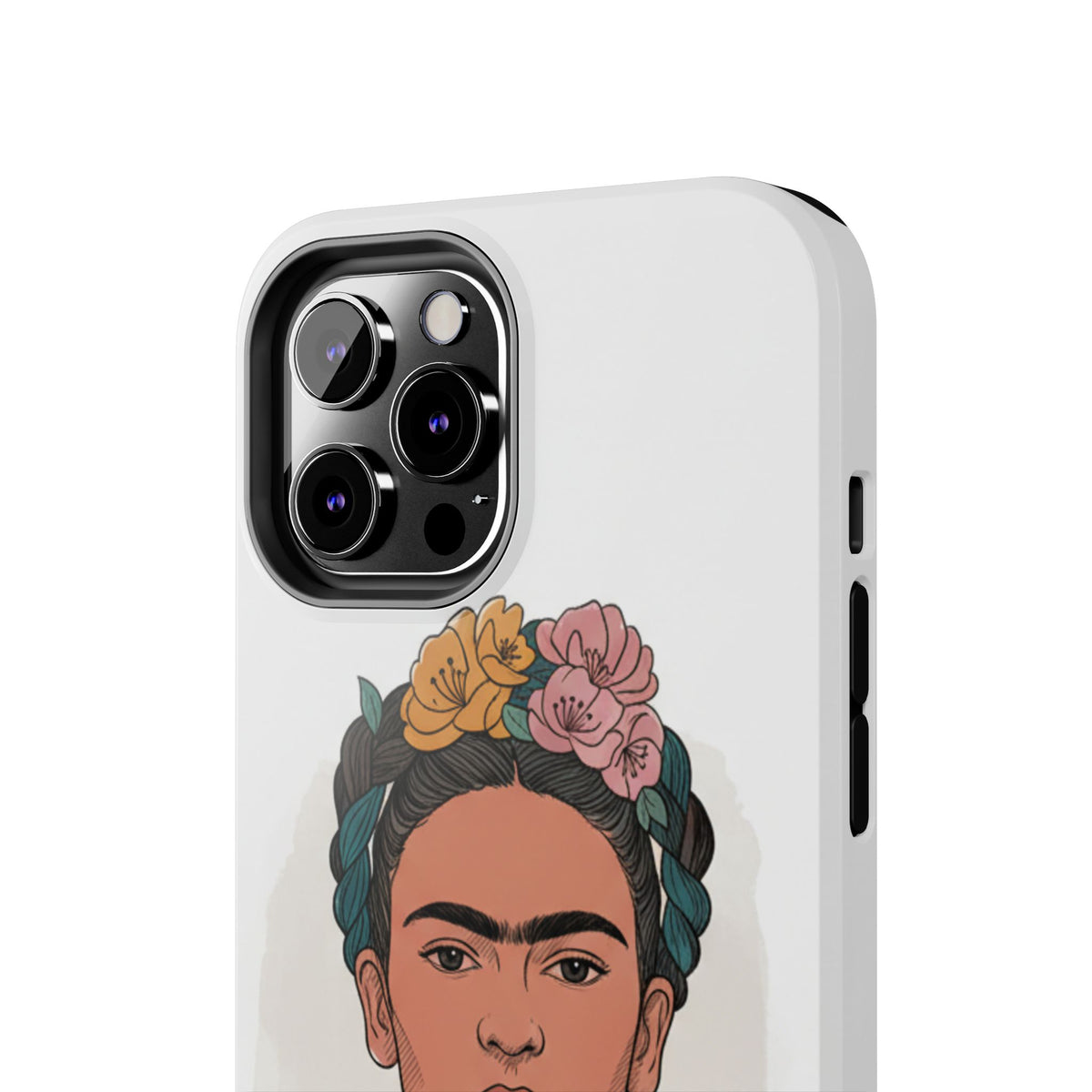Floral Crown Portrait Phone Case | Tough Phone Case