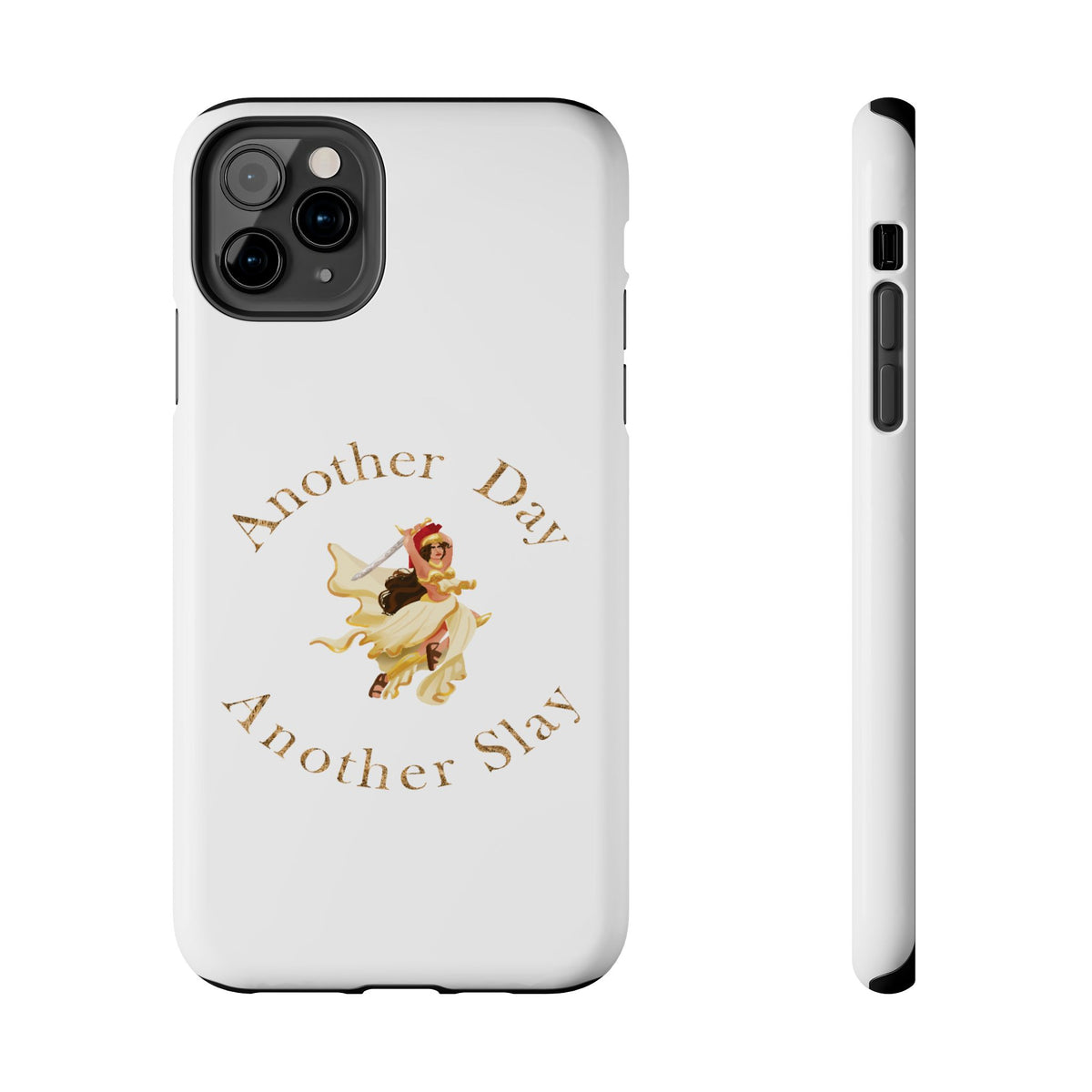 Another Day Another Slay phone case | Vintage Pinup Warrior design