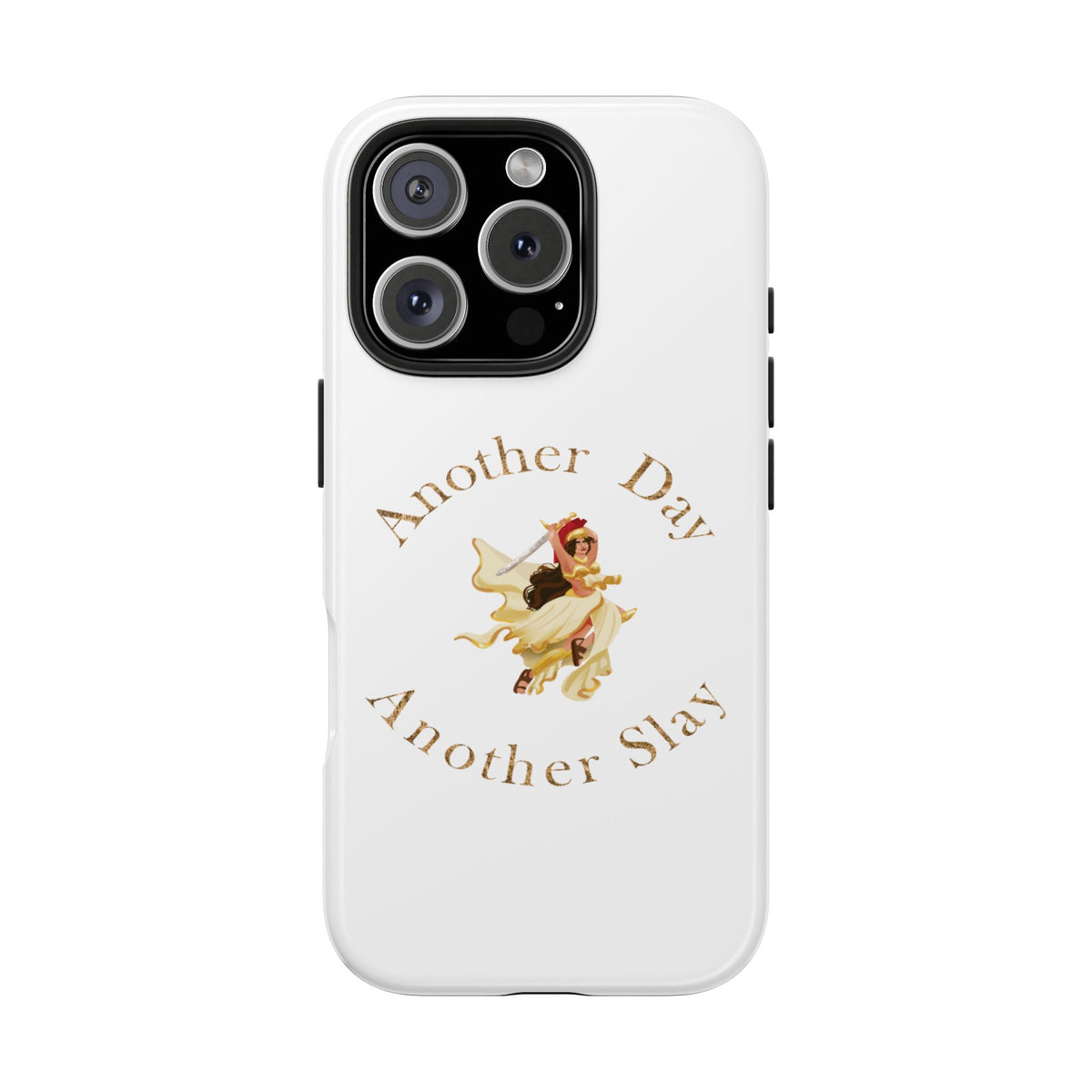 Another Day Another Slay phone case | Vintage Pinup Warrior design