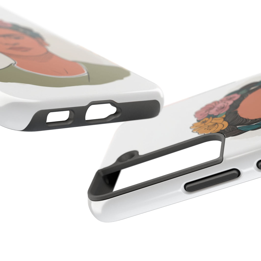 Floral Crown Portrait Phone Case | Tough Phone Case