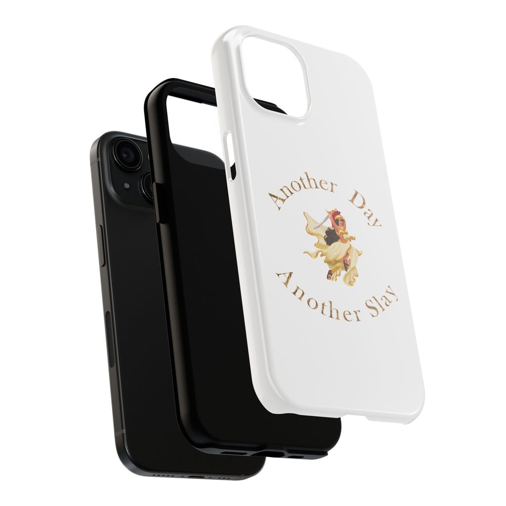 Another Day Another Slay phone case | Vintage Pinup Warrior design