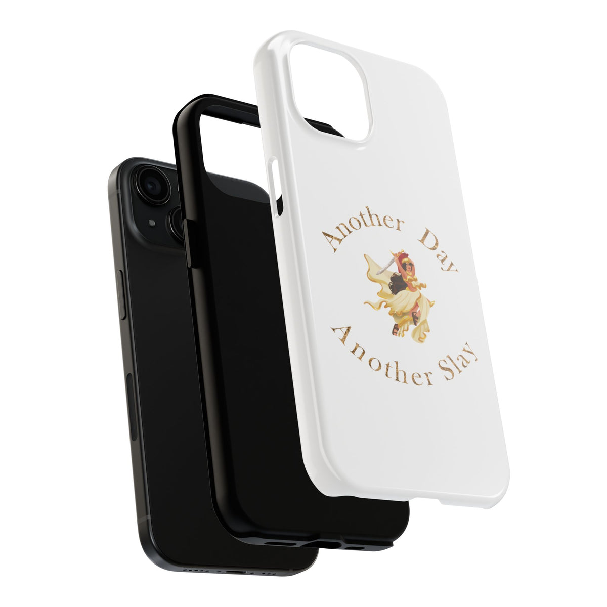 Another Day Another Slay phone case | Vintage Pinup Warrior design