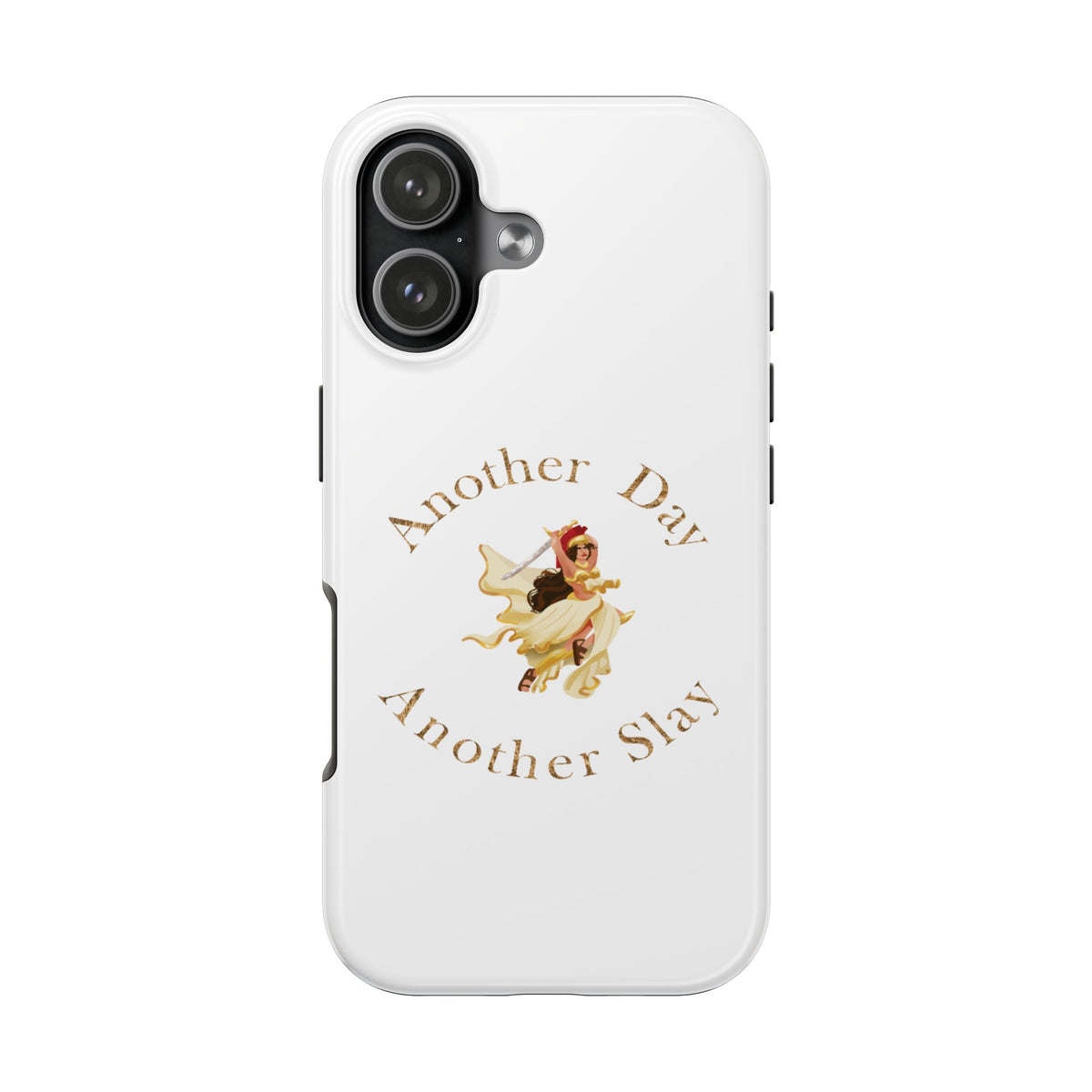 Another Day Another Slay phone case | Vintage Pinup Warrior design