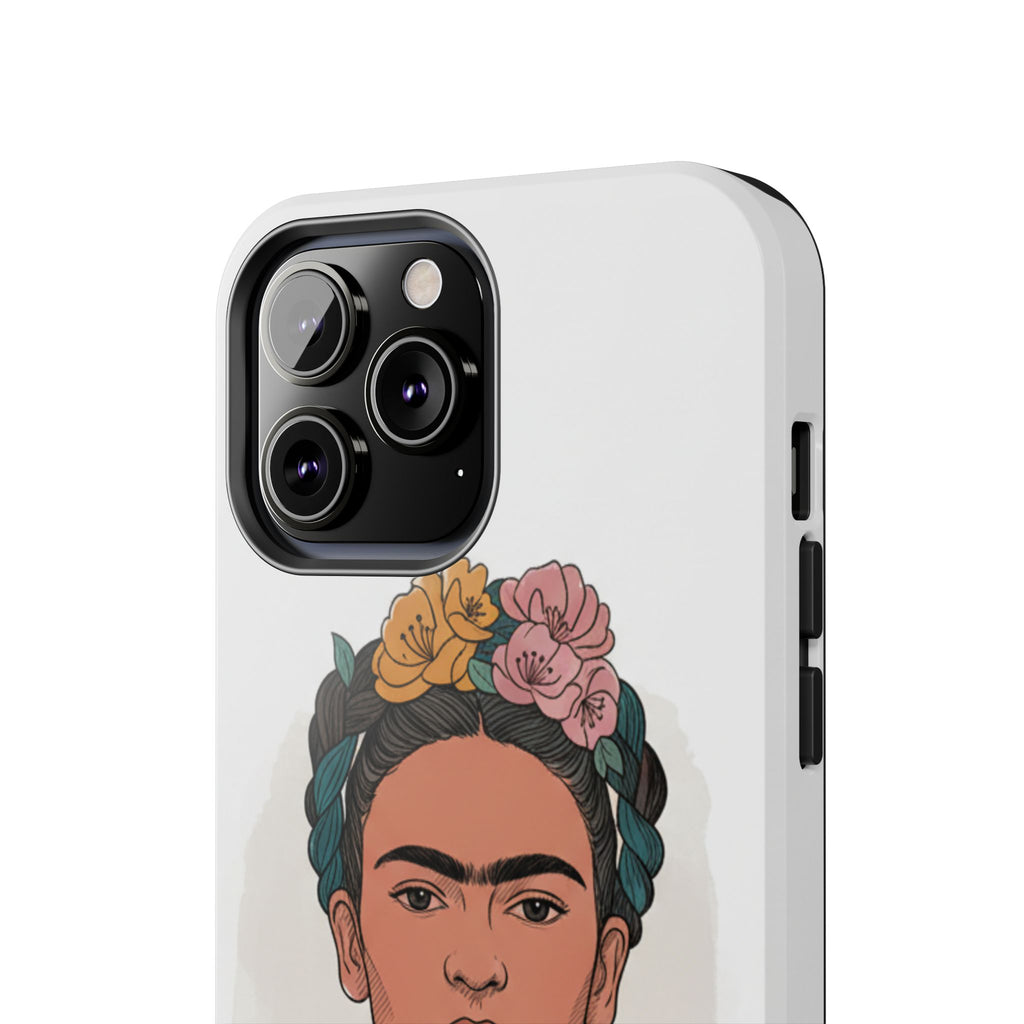 Floral Crown Portrait Phone Case | Tough Phone Case