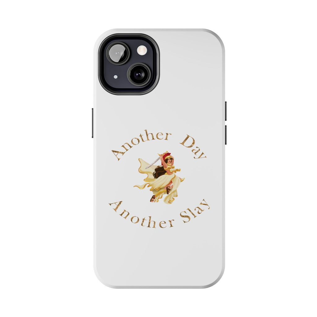 Another Day Another Slay phone case | Vintage Pinup Warrior design