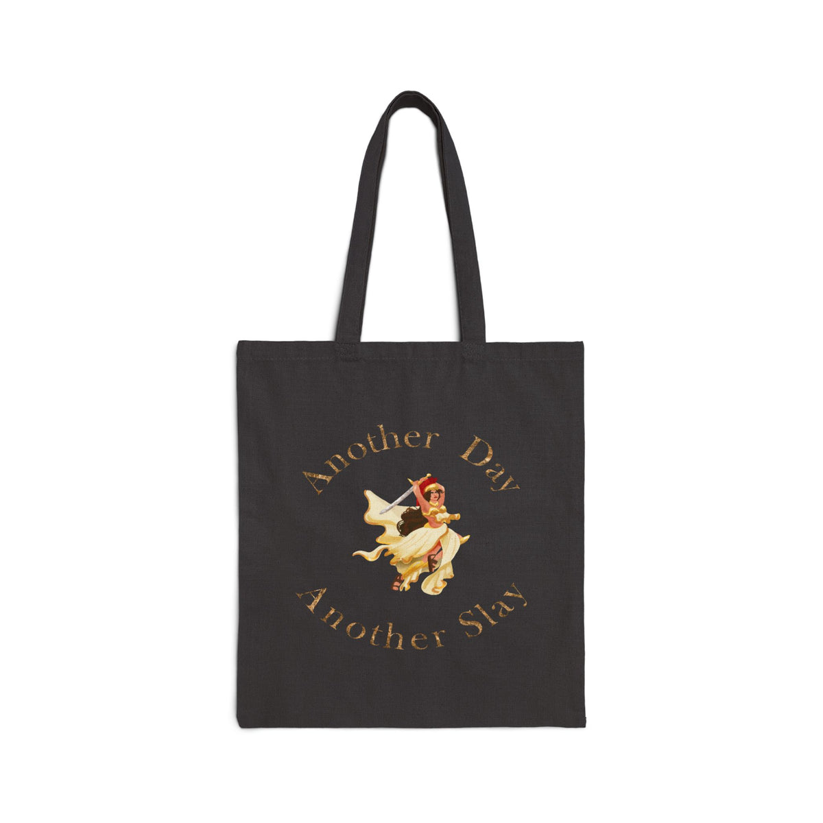 Another Day Another Slay Tote Bag | Vintage Angel Illustration
