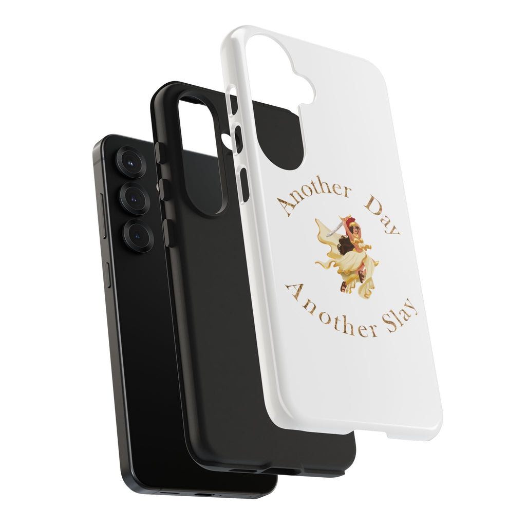 Another Day Another Slay phone case | Vintage Pinup Warrior design