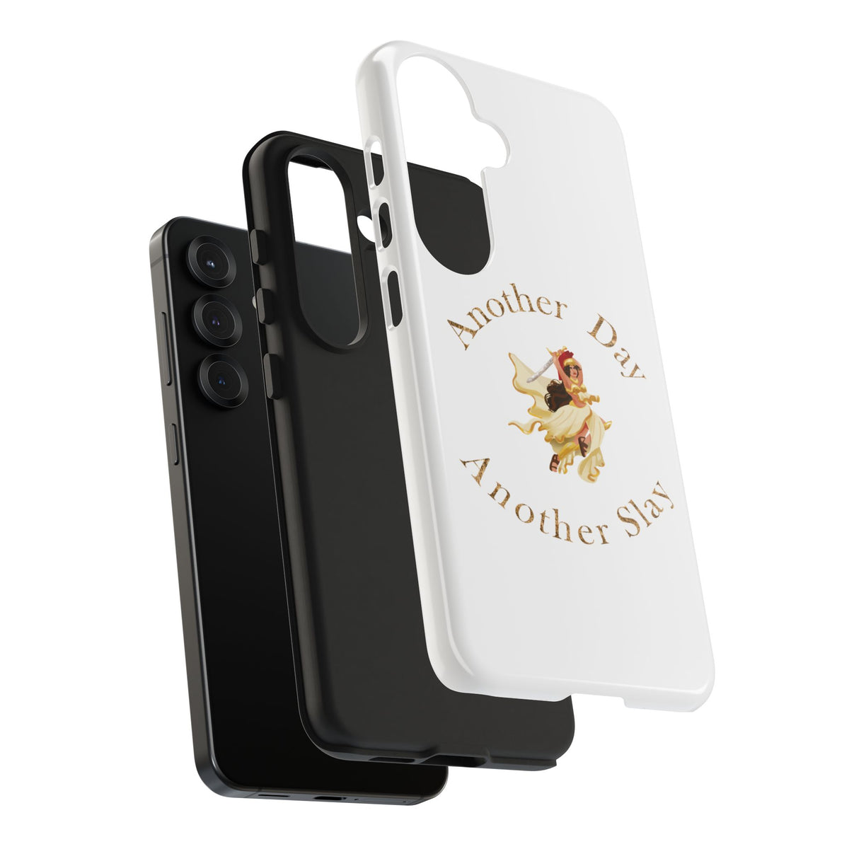 Another Day Another Slay phone case | Vintage Pinup Warrior design