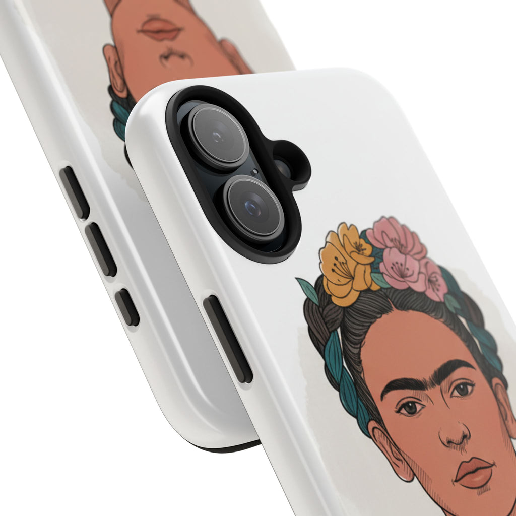 Floral Crown Portrait Phone Case | Tough Phone Case